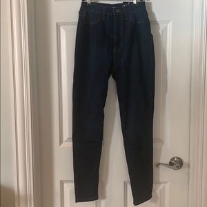 Fashion Nova classic high waist skinny jeans.